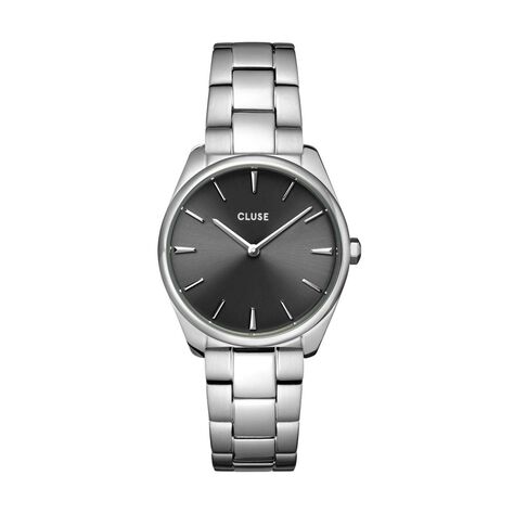 Montre Cluse Feroce Petite Acier Blanc - Montres Femme | Marc Orian