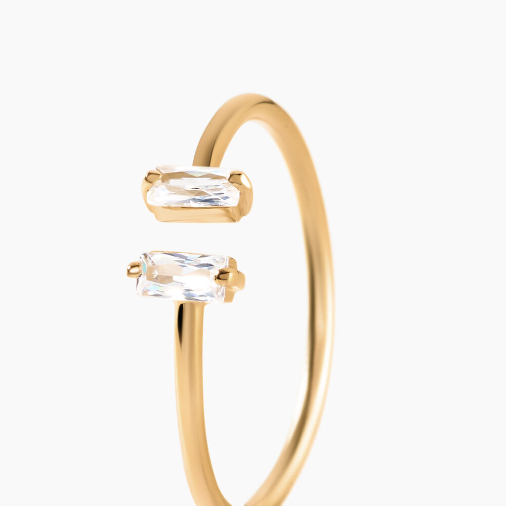 Bague Isobel Plaqu&eacute; Or Jaune Oxyde De Zirconium - Bijoux fantaisie Femme | Marc Orian