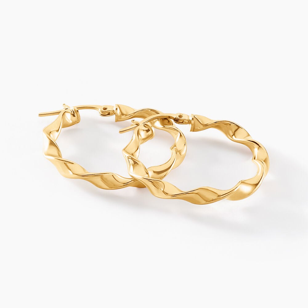 Créoles Lexus Or Jaune - Créoles Femme | Marc Orian
