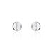 Boucles D'oreilles Puces Alexane Argent Blanc Oxyde De Zirconium - Puces Femme | Marc Orian