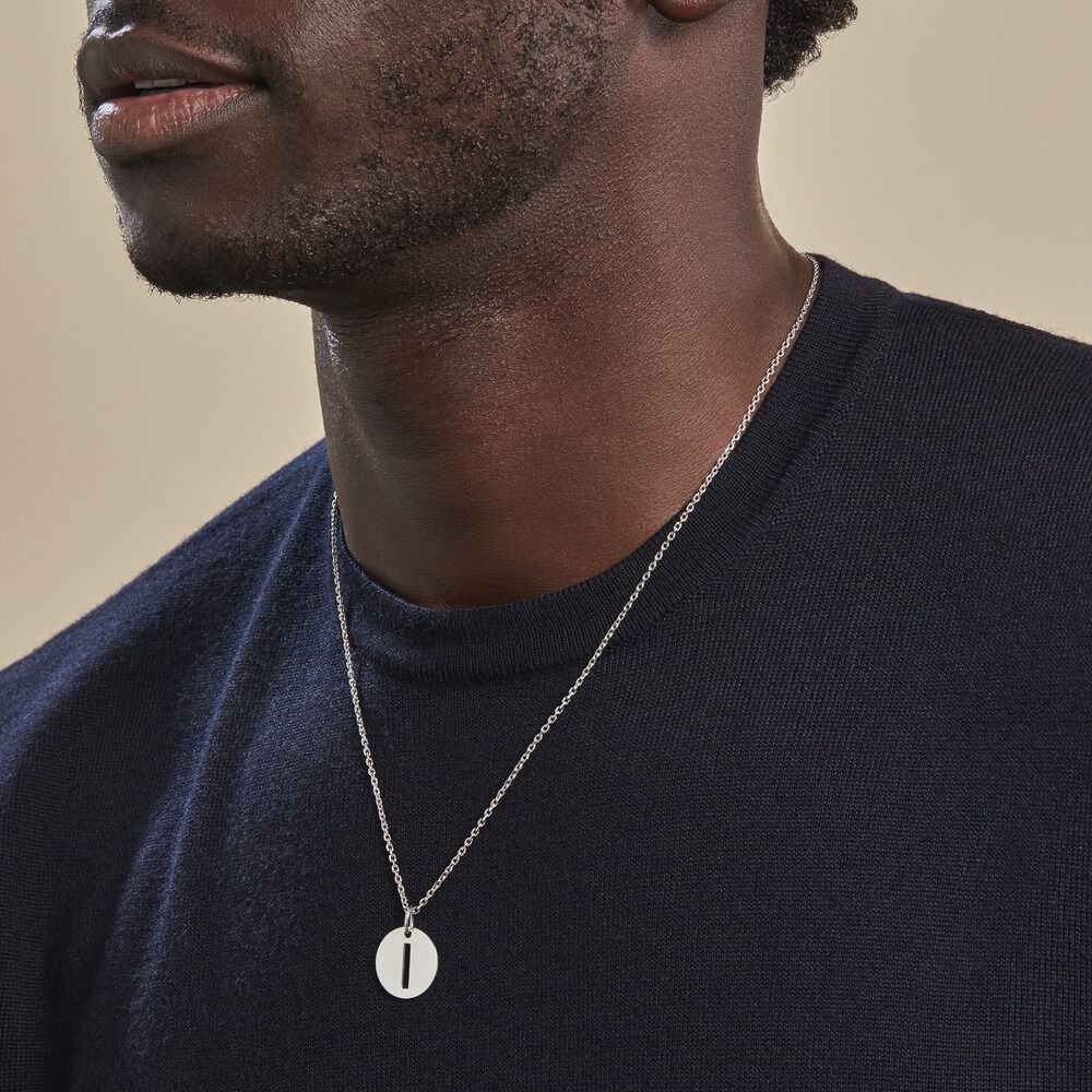 Pendentif Elio I Argent Blanc - Pendentifs Famille | Marc Orian