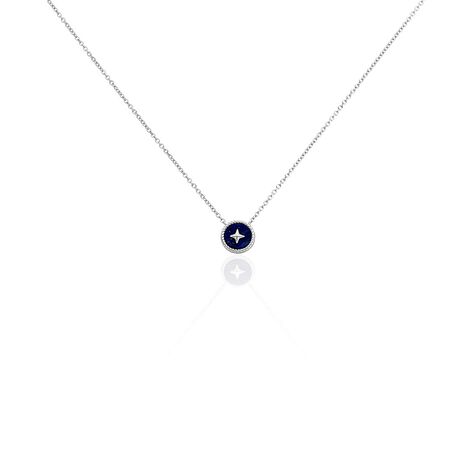 Collier Izarra Argent Blanc Lapis Lazuli - Colliers Femme | Marc Orian