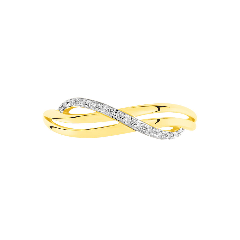 Bague Or Jaune Iolanthe Diamants - Bagues pierres précieuses Femme | Marc Orian