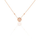 Collier Peinda Argent Rose Oxyde De Zirconium - Colliers avec pierres Femme | Marc Orian