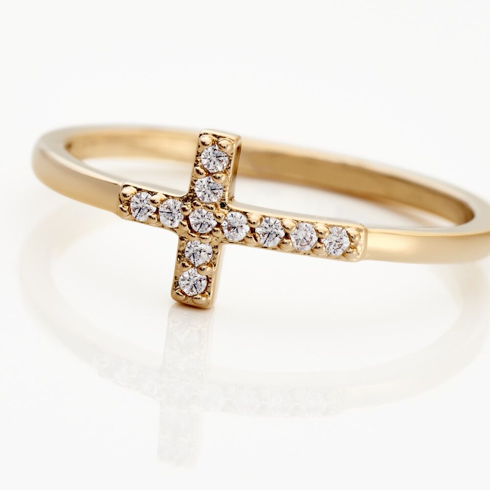 Bague Fatos Plaqué Or Jaune Oxyde De Zirconium - Bagues avec pierre Femme | Marc Orian