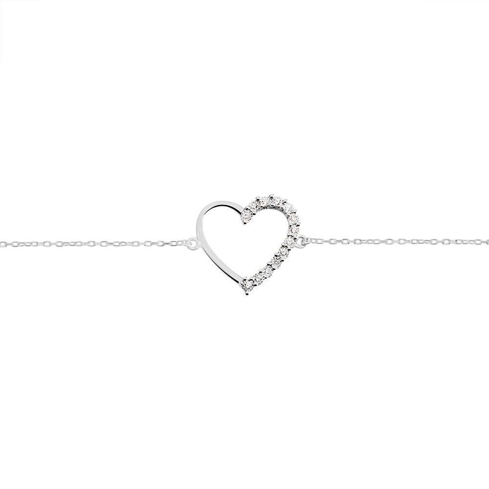 Bracelet Chlora Or Blanc Diamant - Bracelets chaînes Femme | Marc Orian