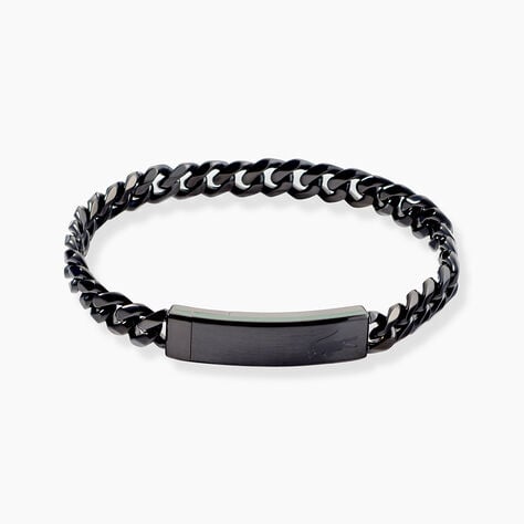 Bracelet Lacoste Baseline Acier Noir - Bracelets cha&icirc;nes Homme | Marc Orian