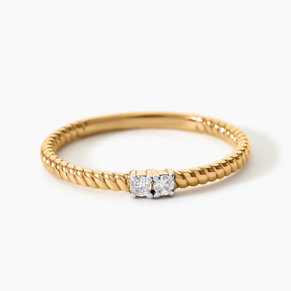 Bague Hanna Plaqu&eacute; Or Jaune Oxyde De Zirconium - Bijoux fantaisie Femme | Marc Orian