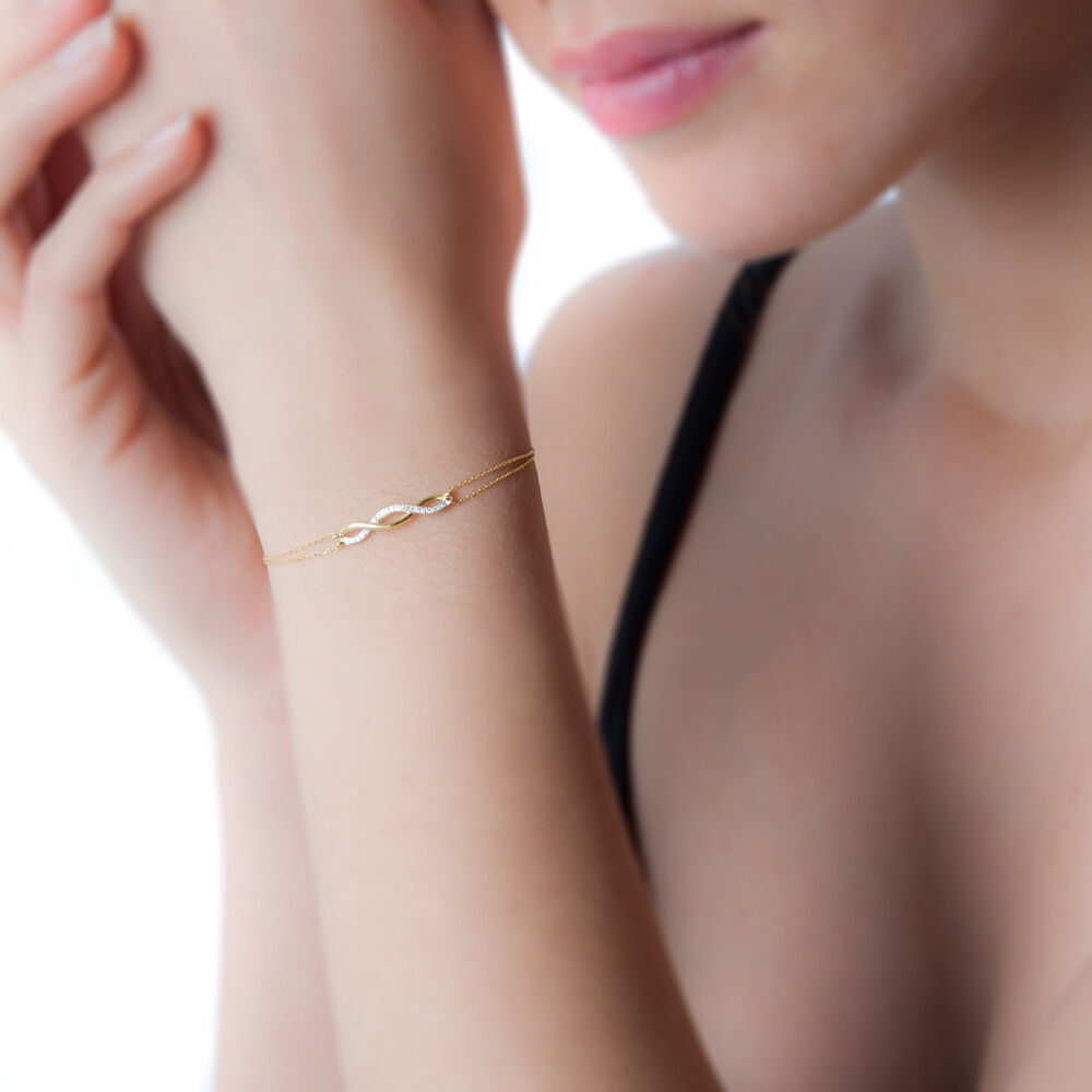 Bracelet Nucia Or Jaune Diamant - Bracelets chaînes Femme | Marc Orian