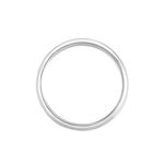 Alliance Igor Demi Jonc Or Blanc - Alliances personnalis&eacute;es Famille | Marc Orian