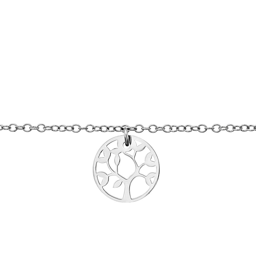 Bracelet Argent Blanc Boriennus - Bracelets chaînes Femme | Marc Orian