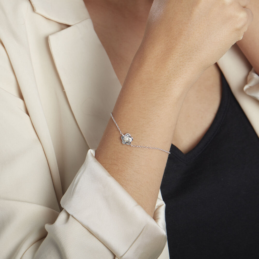 Bracelet Kanani Argent Blanc Perle De Culture - Bracelets chaînes Femme | Marc Orian