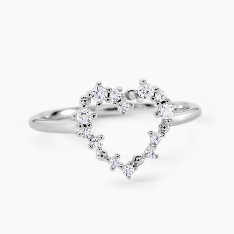 Bague Lovella Argent Blanc Oxyde De Zirconium - Bijoux fantaisie Femme | Marc Orian