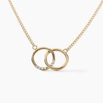 Collier Acier Dor&eacute; Oxydes De Zirconium - Colliers avec pierres Femme | Marc Orian