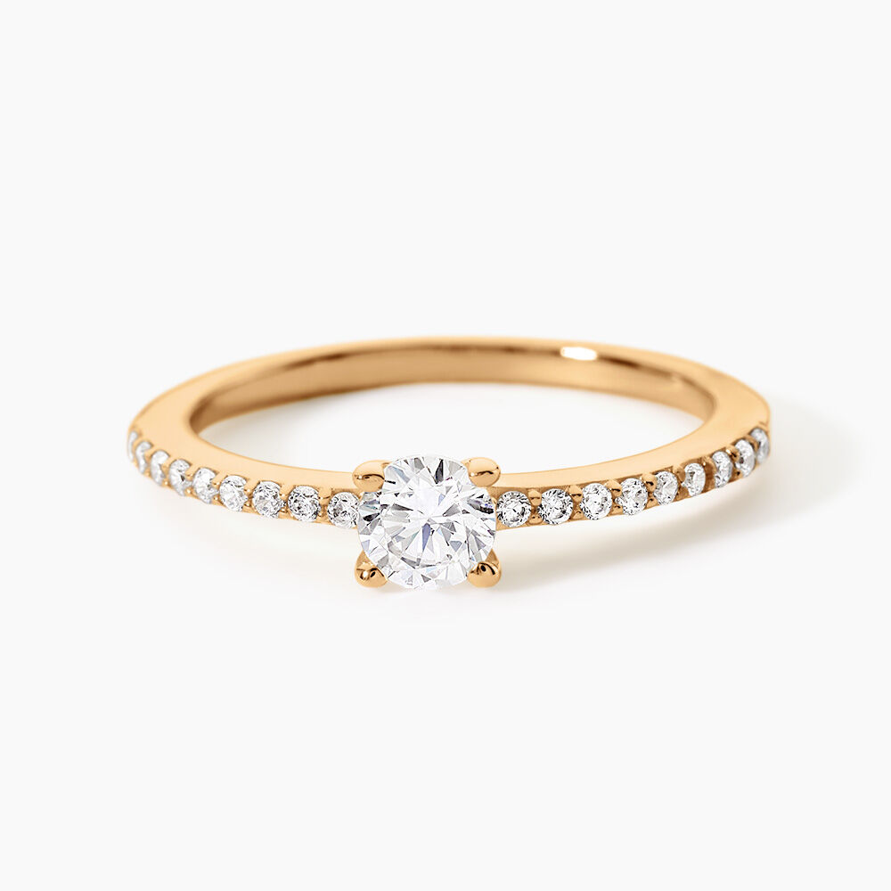 Bague Mireilla Plaqu&eacute; or Jaune Oxyde De Zirconium - Bijoux fantaisie Femme | Marc Orian