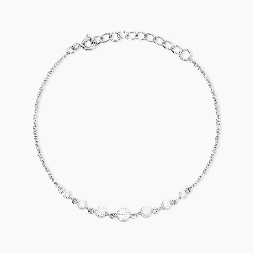 Bracelet Odyssee Argent Blanc Oxyde De Zirconium - Bracelets fantaisie Femme | Marc Orian