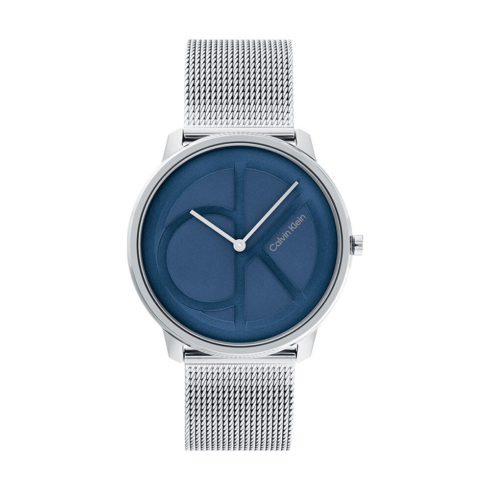 Montre Calvin Klein Iconic Mesh Bleu - Montres &eacute;tanches Femme | Marc Orian