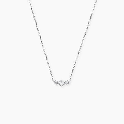 Collier Desert Argent Blanc Oxyde De Zirconium - Colliers avec pierres Femme | Marc Orian