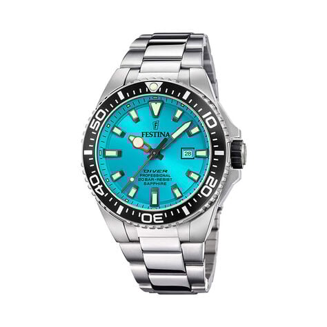 Montre Festina the Originals/diver Bleu Sky - Montres &eacute;tanches Homme | Marc Orian