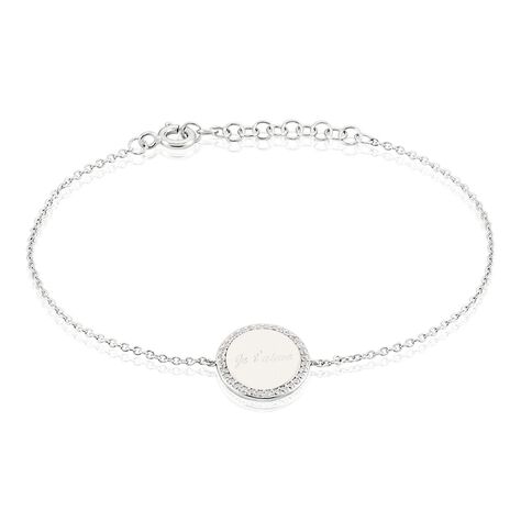 Bracelet Argent Blanc Amika Oxydes De Zirconium - Bracelets chaînes Femme | Marc Orian