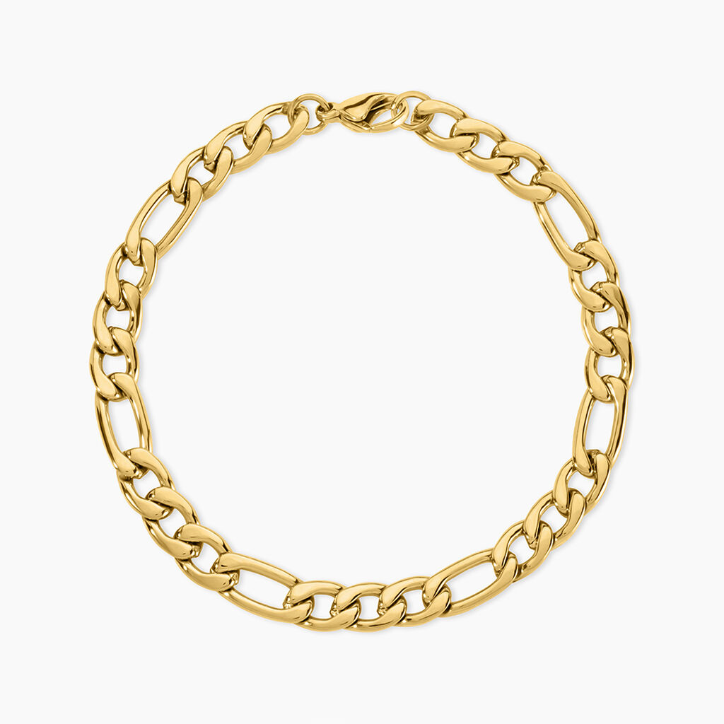 Bracelet Phebus Him Acier Dor&eacute; - Bracelets cha&icirc;nes Homme | Marc Orian