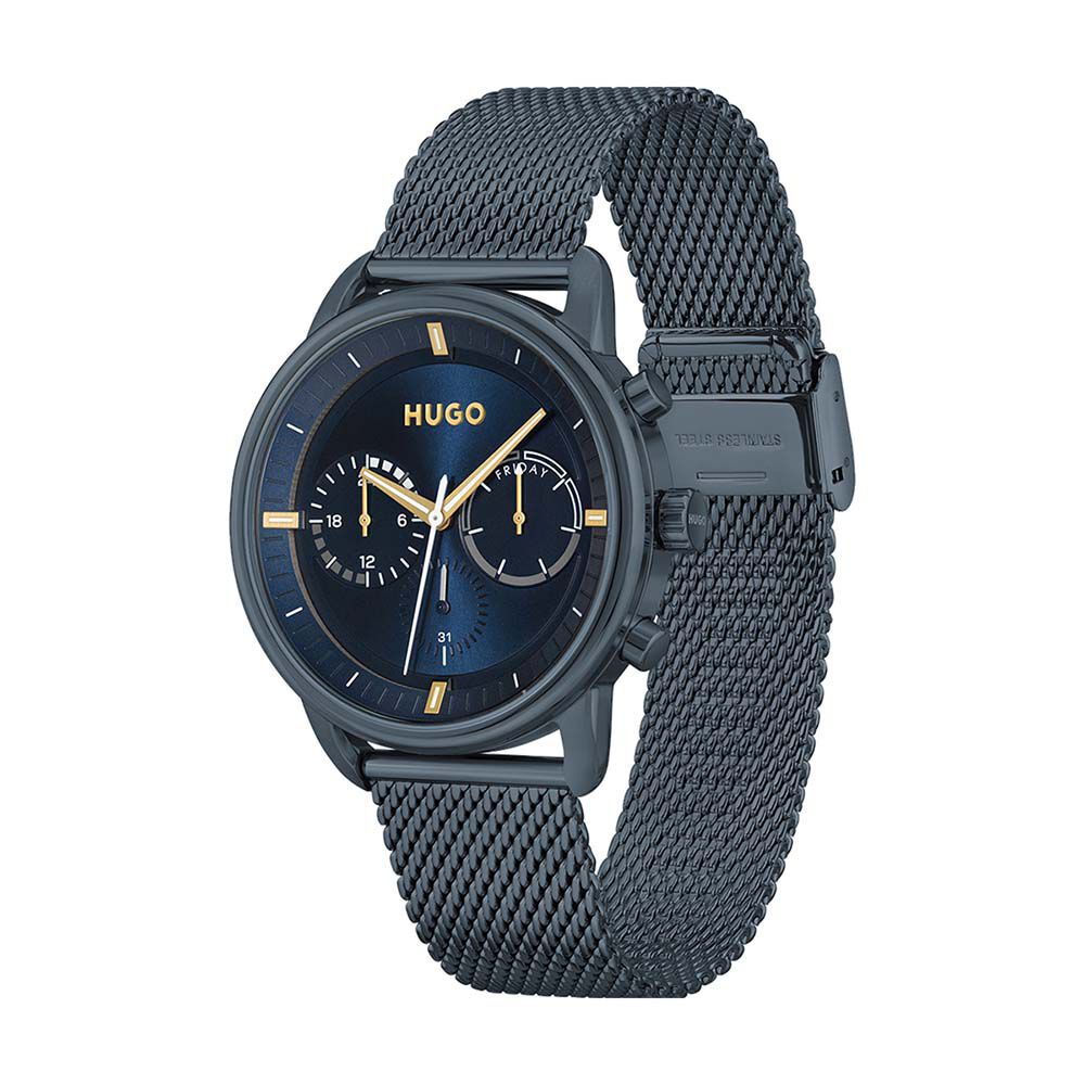 Montre Hugo Advise Bleu - Montres étanches Homme | Marc Orian