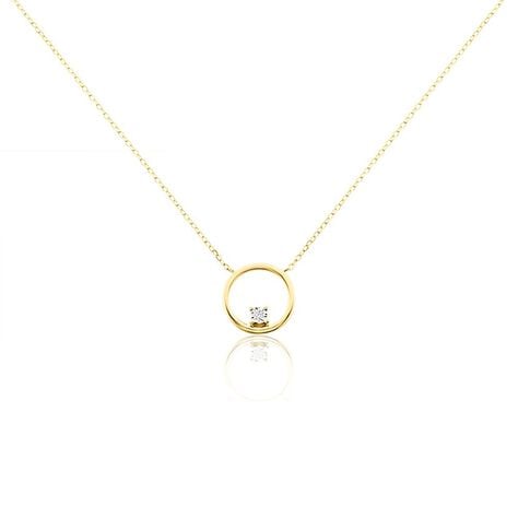 Collier Cornioa Or Jaune Diamant - Colliers avec pierres Femme | Marc Orian