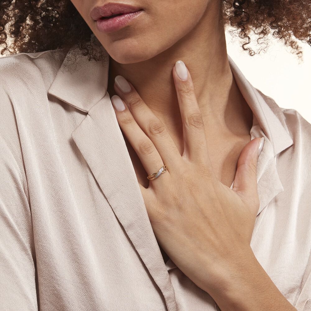 Bague Or Jaune Passane Diamants - Bagues pierres précieuses Femme | Marc Orian
