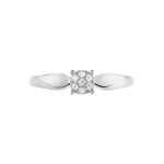Bague Louisanna Or Blanc Diamant - Parures de mariage Femme | Marc Orian