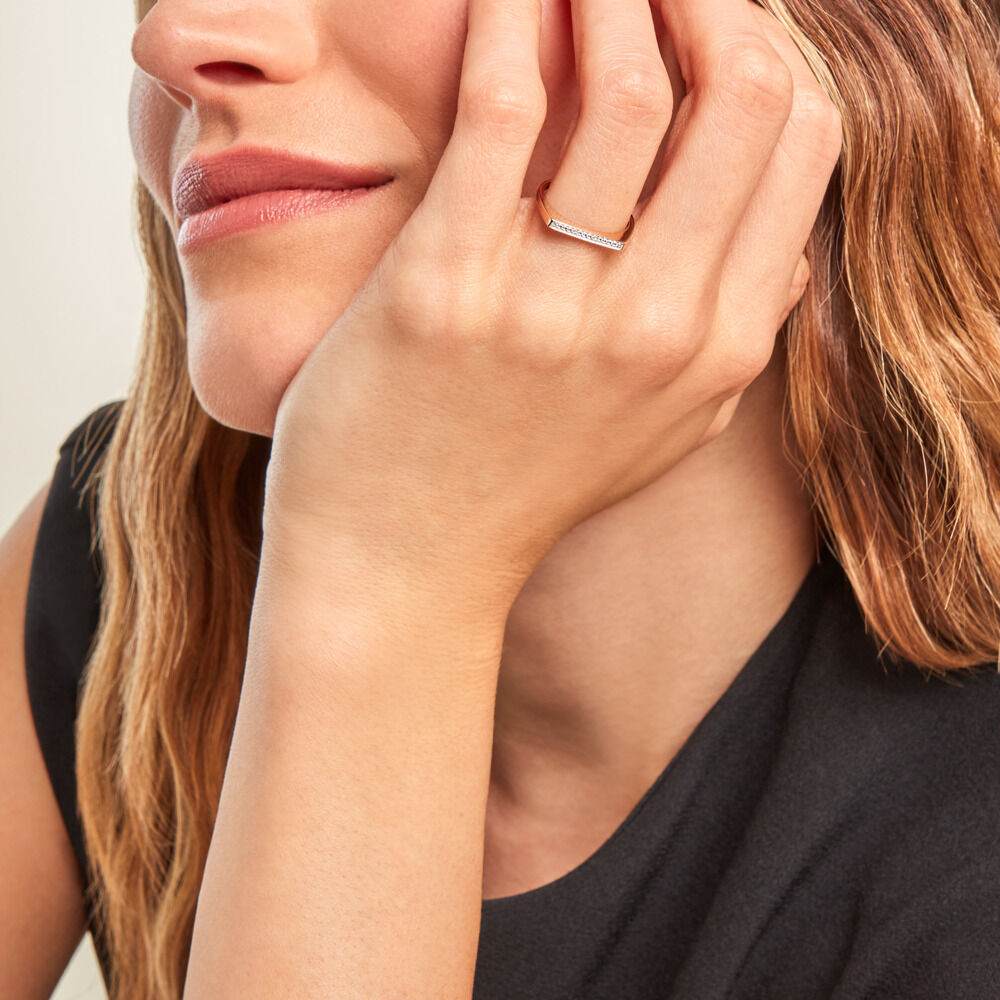 Bague Keaton Or Jaune Diamant - Bagues pierres précieuses Femme | Marc Orian