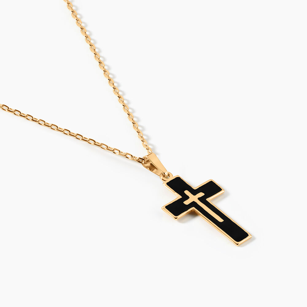 Collier Saleh Plaqu&eacute; Or Jaune - Colliers ete Homme | Marc Orian