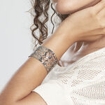 Bracelet Manchette Xaverine Acier Blanc - Bijoux fantaisie Femme | Marc Orian
