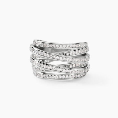 Bague Caledonia Argent Blanc Oxyde De Zirconium - Bagues avec pierre Femme | Marc Orian
