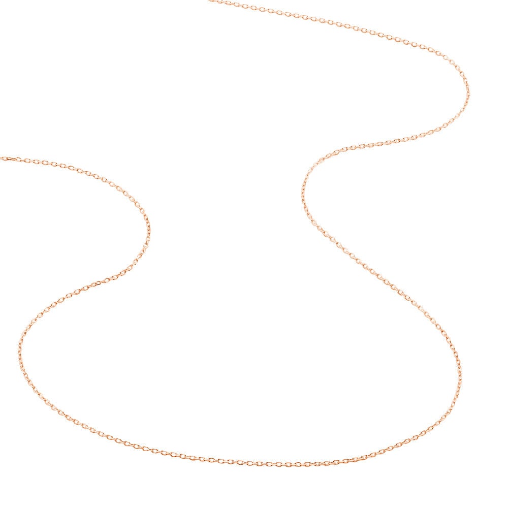 Chaîne Igoa Maille Forçat Diamantee Or Rose - Chaines Femme | Marc Orian