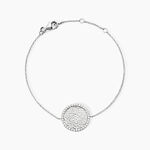 Bracelet Agnete Argent Blanc Oxyde De Zirconium - Bracelets fantaisie Femme | Marc Orian