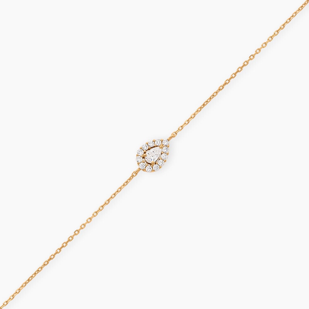 Bracelet Marcy Plaqu&eacute; Or Jaune Oxyde De Zirconium - Bracelets fantaisie Femme | Marc Orian