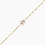 Bracelet Marcy Plaqu&eacute; Or Jaune Oxyde De Zirconium - Bracelets fantaisie Femme | Marc Orian