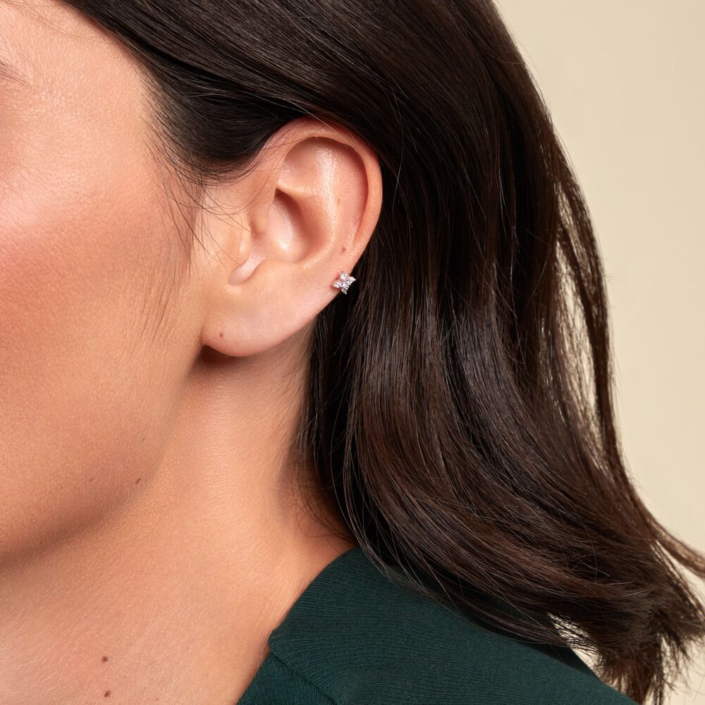 Piercing D'oreille Unitaire Argent Galihya Oxydes De Zirconium - Piercing Conch Femme | Marc Orian