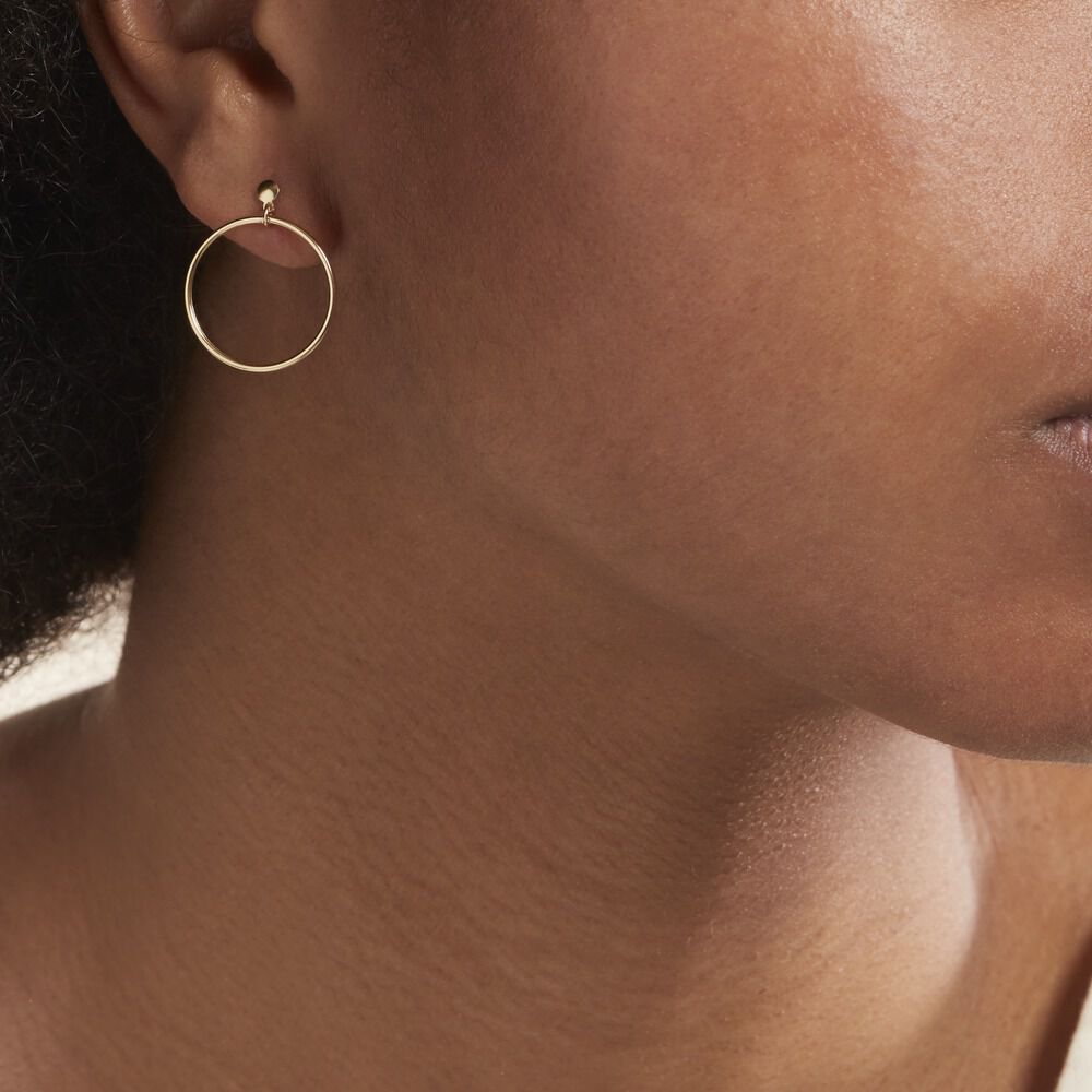 Créoles Tia Geometrique Or Jaune - Créoles Femme | Marc Orian