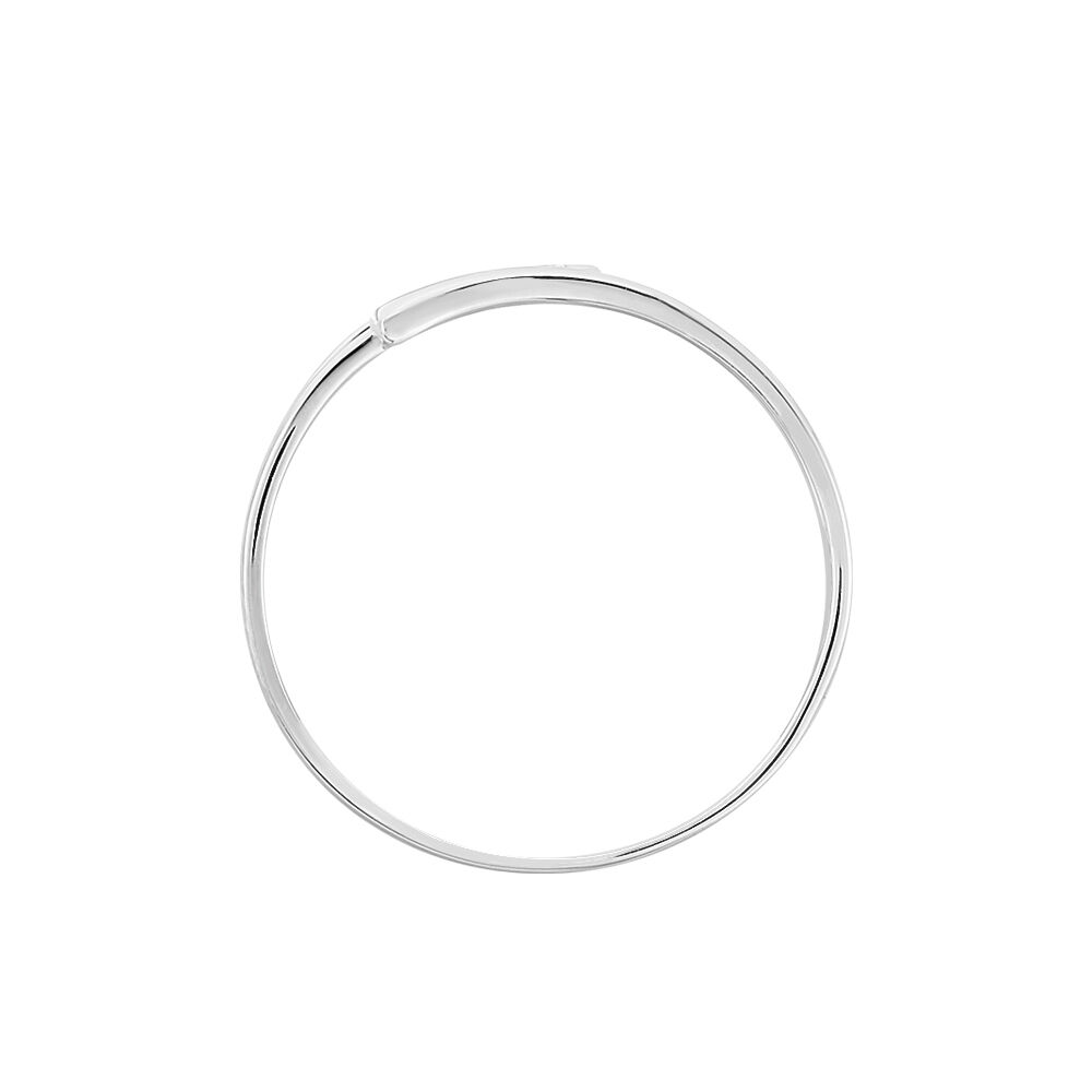 Bague Triptyque Or Blanc Diamant - Solitaires Femme | Marc Orian