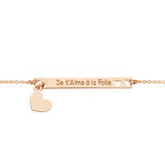 Bracelet Karelle Argent Rose - Bracelets fantaisie Femme | Marc Orian