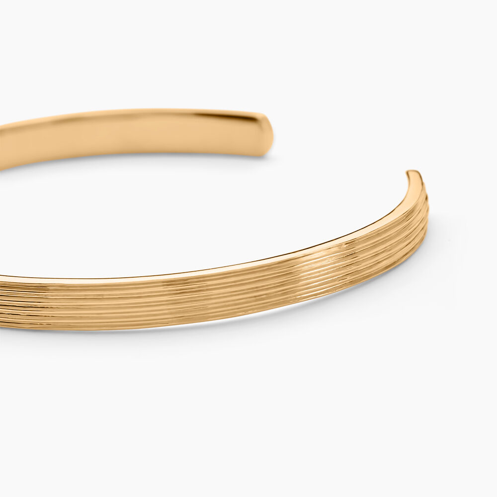 Bracelet Jonc Ensoleillée Plaqué Or Jaune - Bracelets joncs Femme | Marc Orian