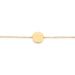 Bracelet Plaqu&eacute; Or Nichol - Bracelets Medailles Femme | Marc Orian
