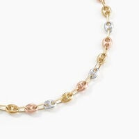 Collier Maille Dami Maille Grain De Cafe Or Tricolore
