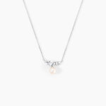 Collier Elea Argent Blanc Perle De Culture Oxyde De Zirconium - Colliers avec pierres Femme | Marc Orian