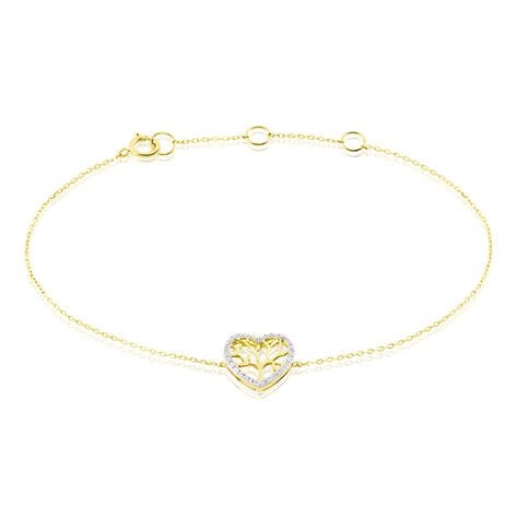 Bracelet Or Jaune Douglasa Diamants - Bracelets cha&icirc;nes Femme | Marc Orian