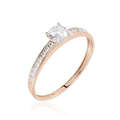 Bague Harem Or Rose Oxyde - Solitaires Femme | Marc Orian
