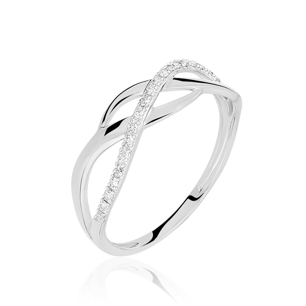 Bague Omnia Or Blanc Diamant - Parures de mariage Femme | Marc Orian