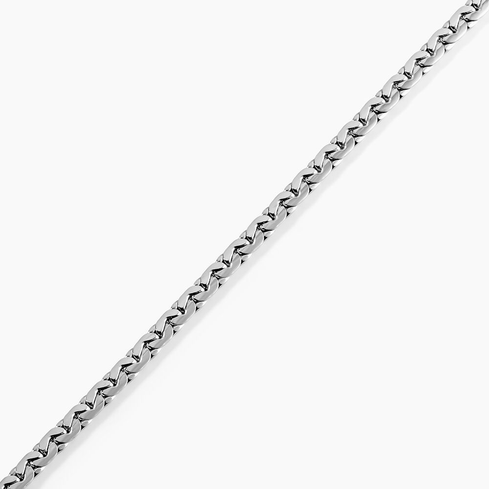 Bracelet Ivy Maille Haricot Or Blanc - Bracelets mailles Femme | Marc Orian