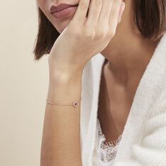 Bracelet Argent Rose Astor Oxydes De Zirconium - Bracelets chaînes Femme | Marc Orian